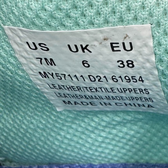 Merrel WOMENS Gray Green Purple Leather Lace Up Hiking Shoes Sneakers SIZE 7 - Picture 8 of 15